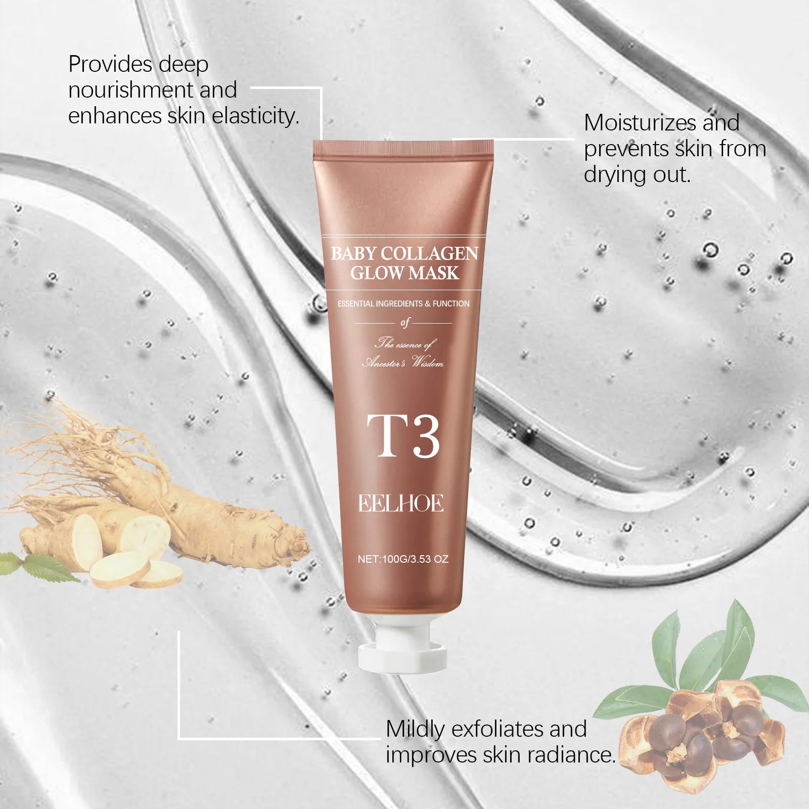 Korean Glass Skin Collagen Glow Mask