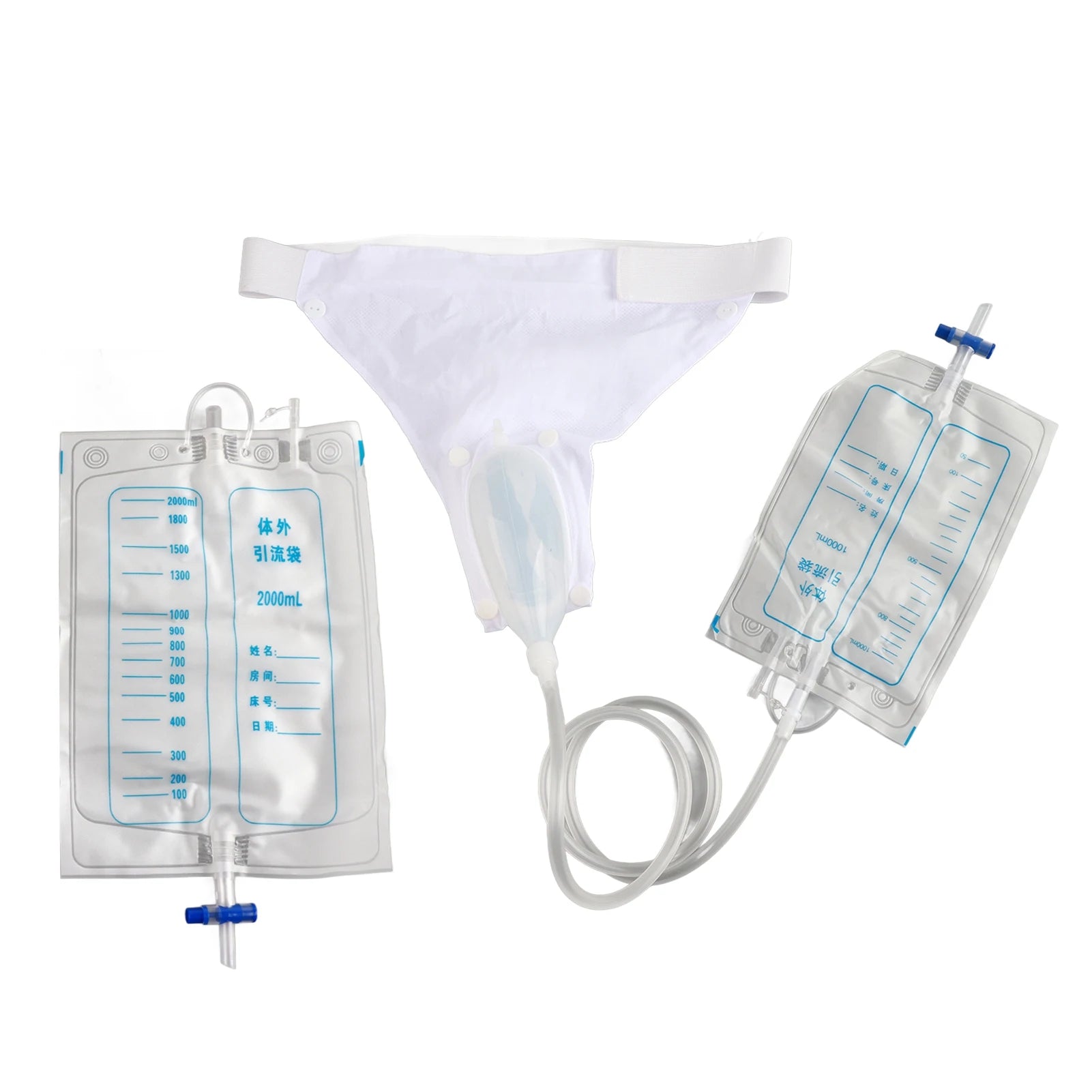 Silicone Adults Urine Collector with Catheter Bag