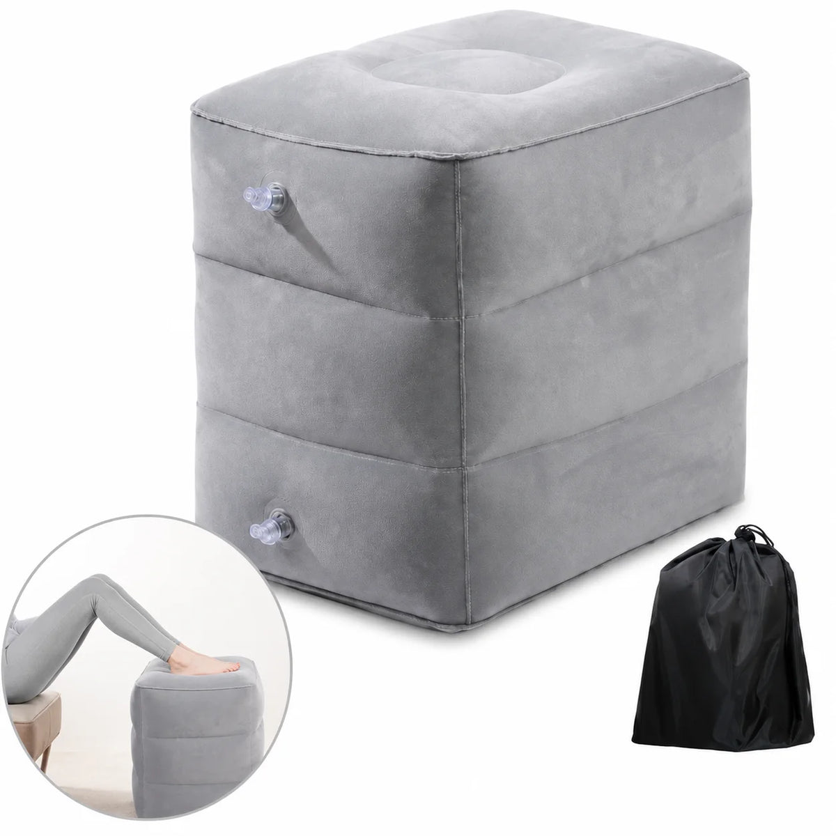 Inflatable Foot Rest Pillow