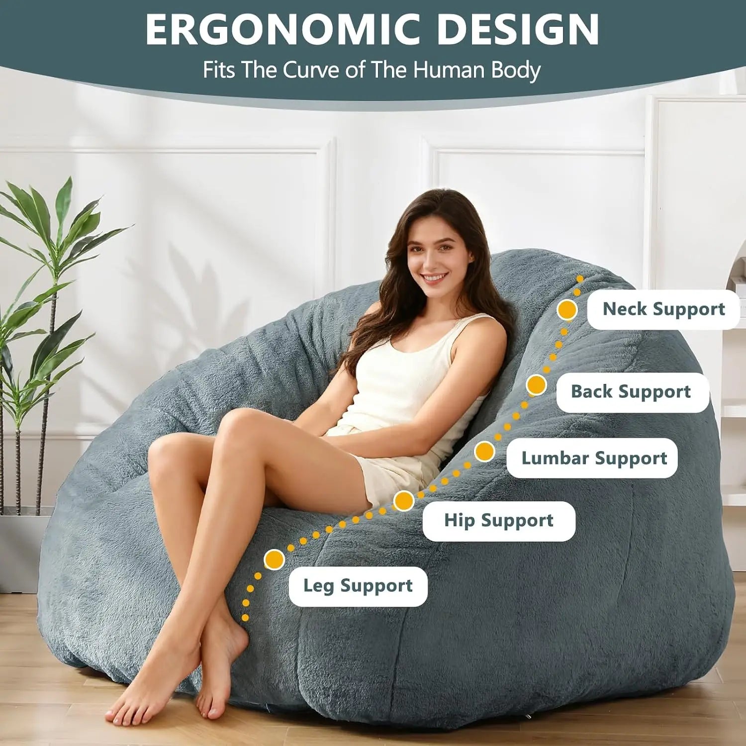 Oversized Beanbag Chair