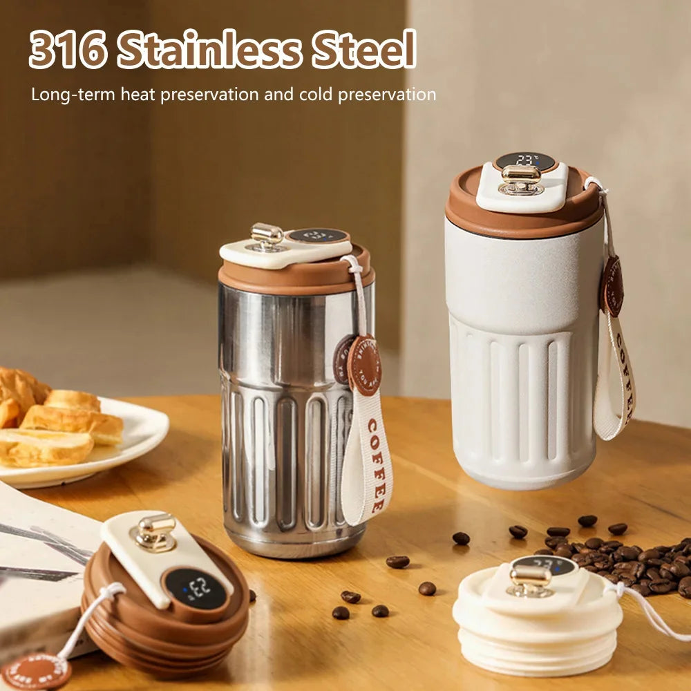 Smart Temperature Monitoring Coffee Cup