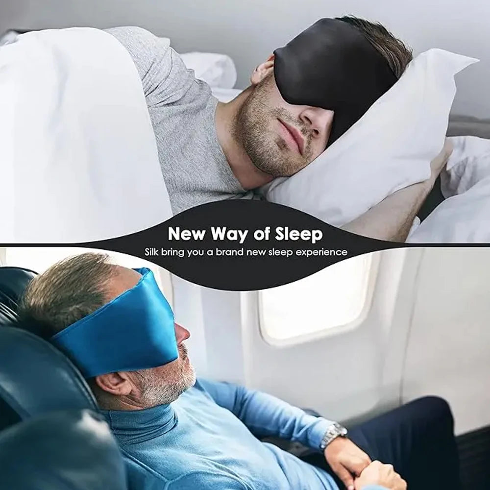Silk Blindfold Travel Nap