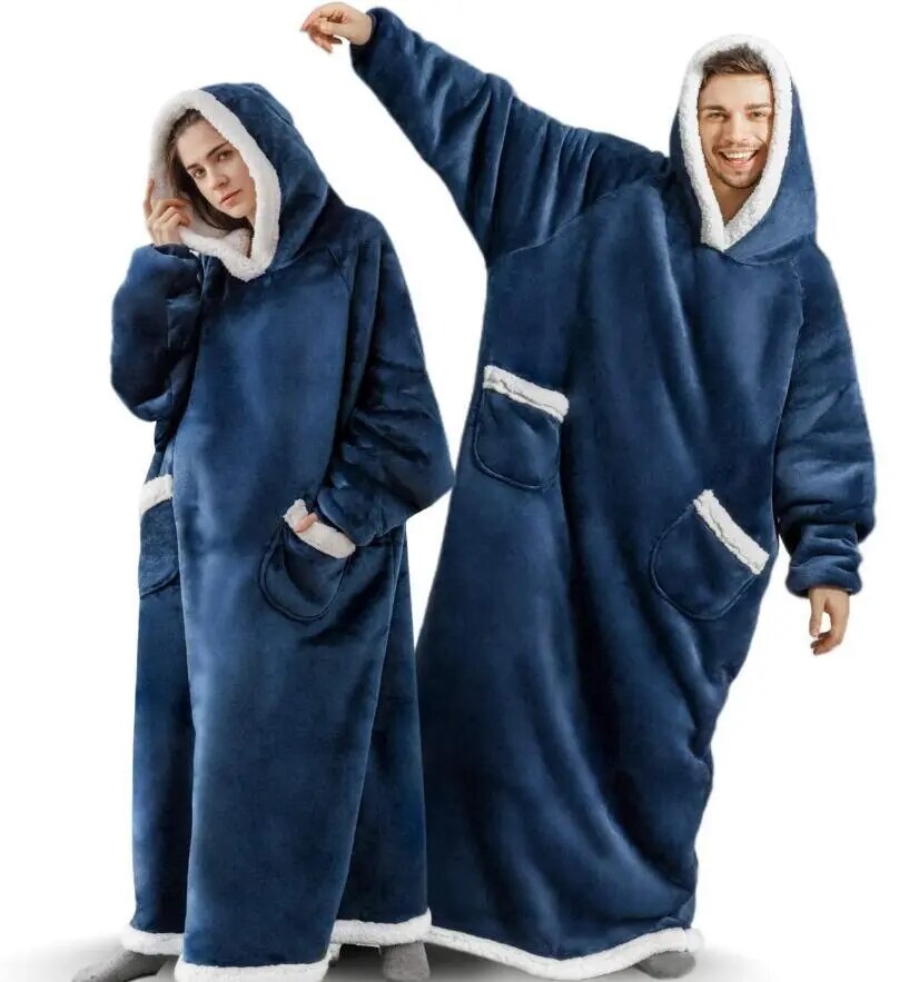 Sweatshirt Blanket with Hoodies