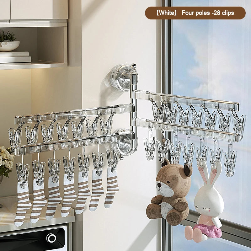 180 ° Rotation Drying Suction Cup For Clothes