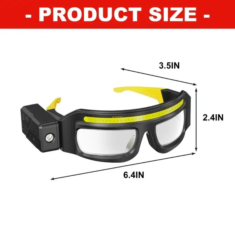 Waterproof Motion Sensors Headlamp Glasses