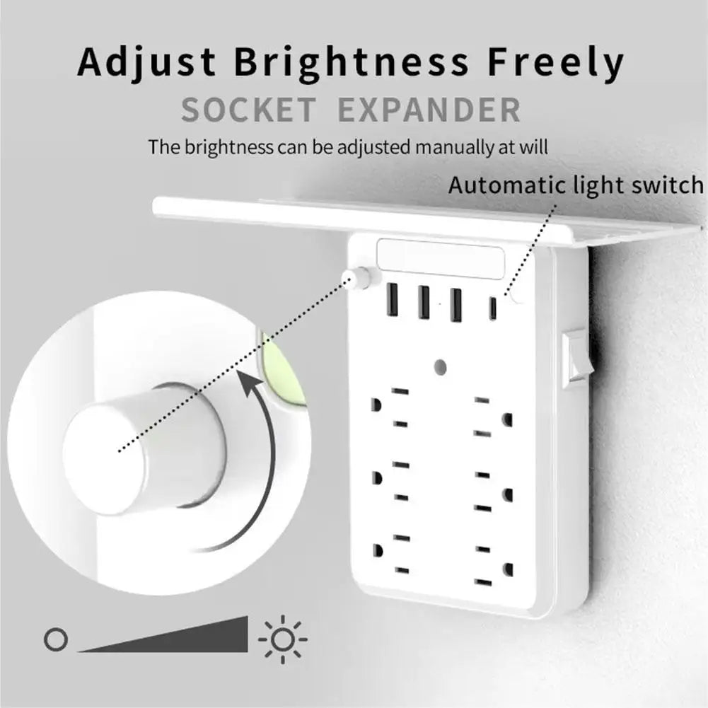 Multifunction Wall-Mounted Socket Extender