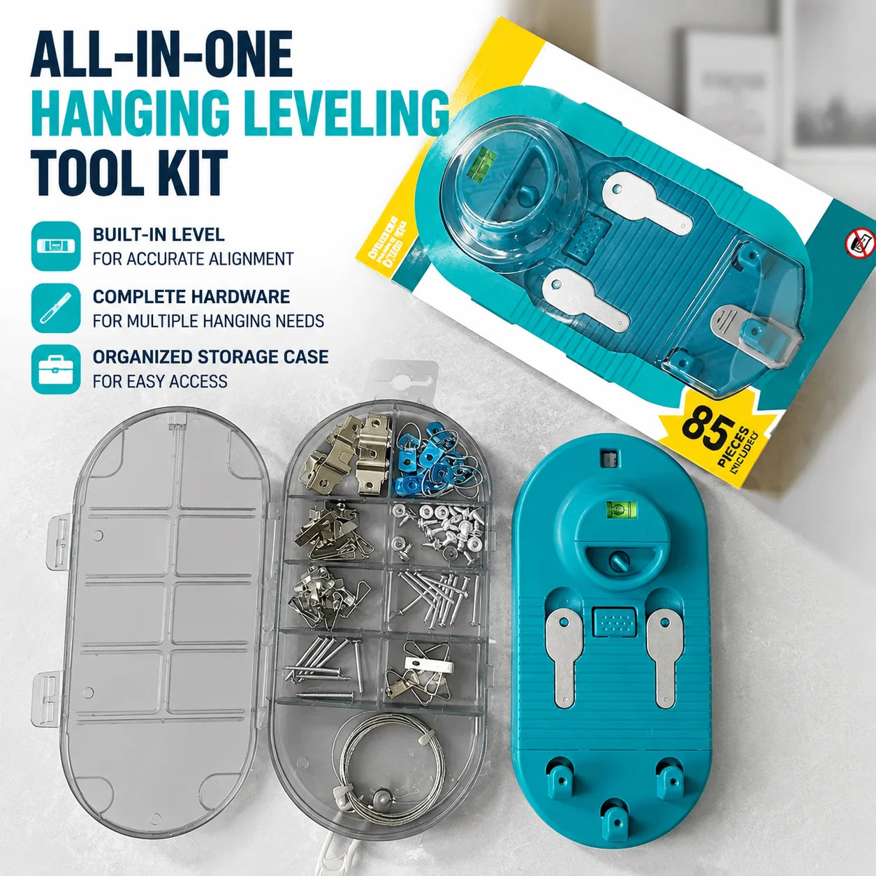All-in-One Picture Hanging Tool Kit