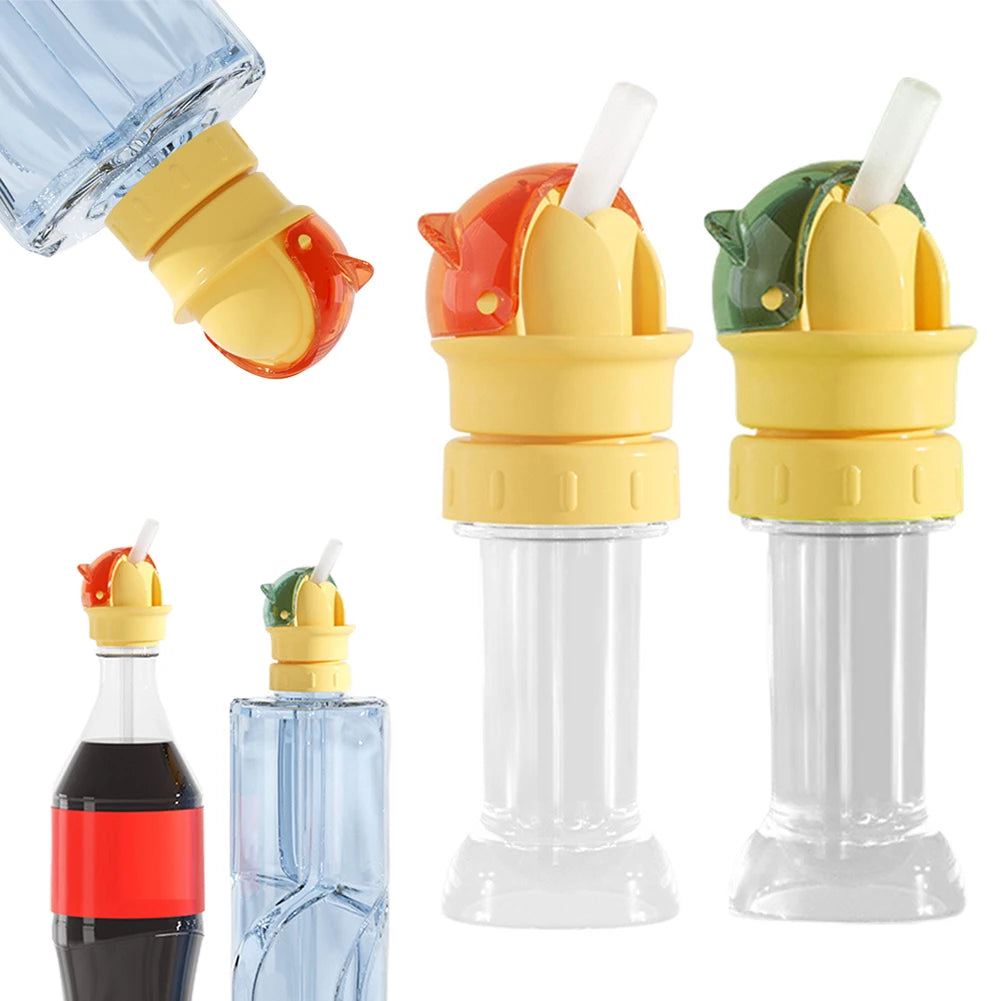 Reusable Water Bottle Straw Lid