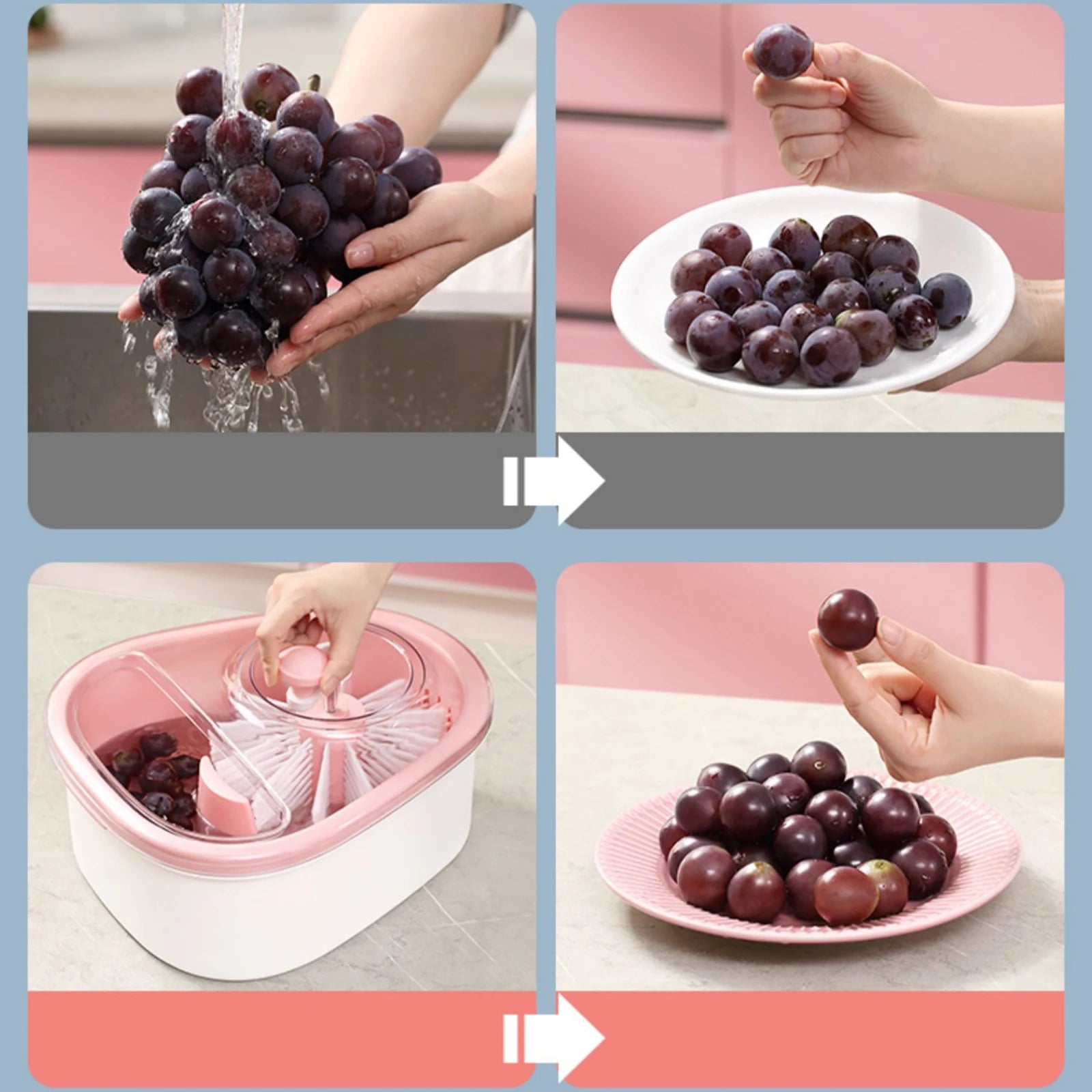Easy Spin Veggie & Fruit Washer Basket