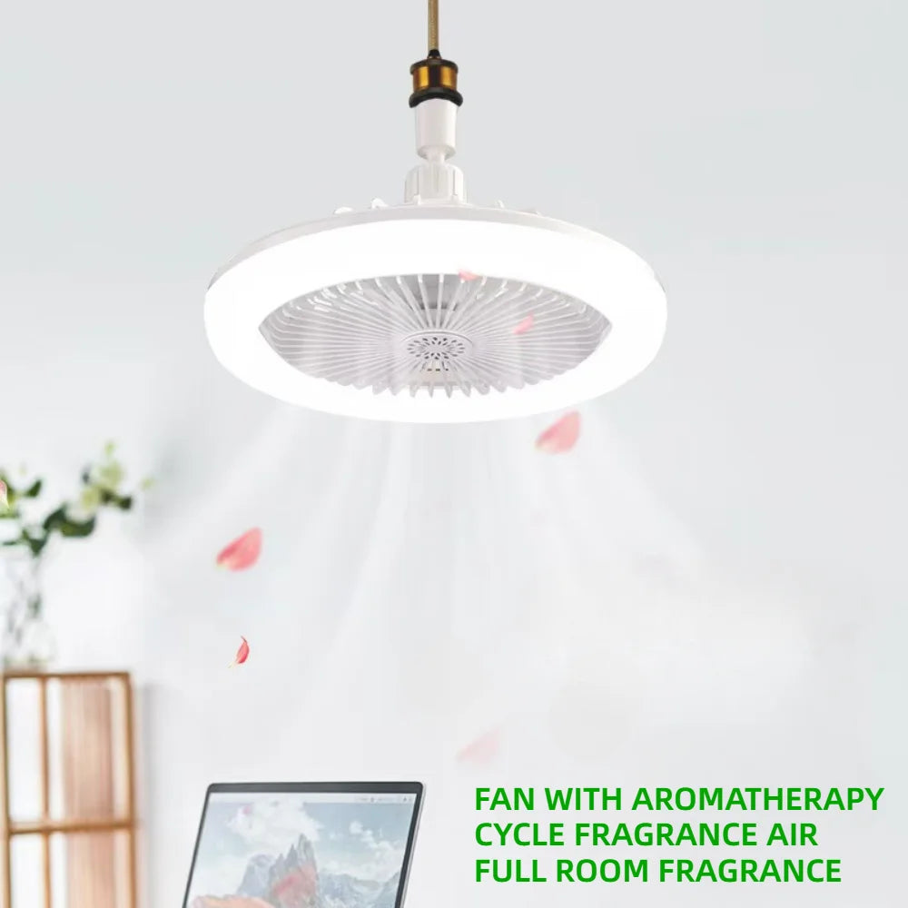RC Ceiling Fan with LED Lamp