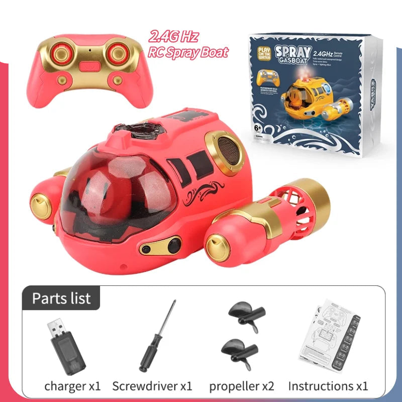 RC Electric Steam Boat Toy