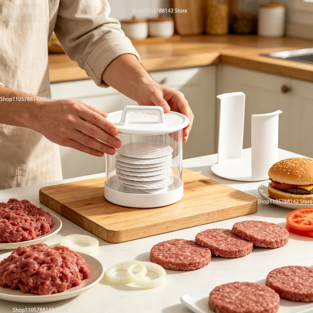 Burger Patty Press with Storage Container