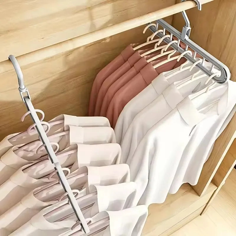 3Pcs 9-hole Clothes Hanger