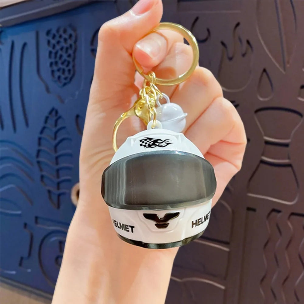 Cool Light-up Helmet Keychain