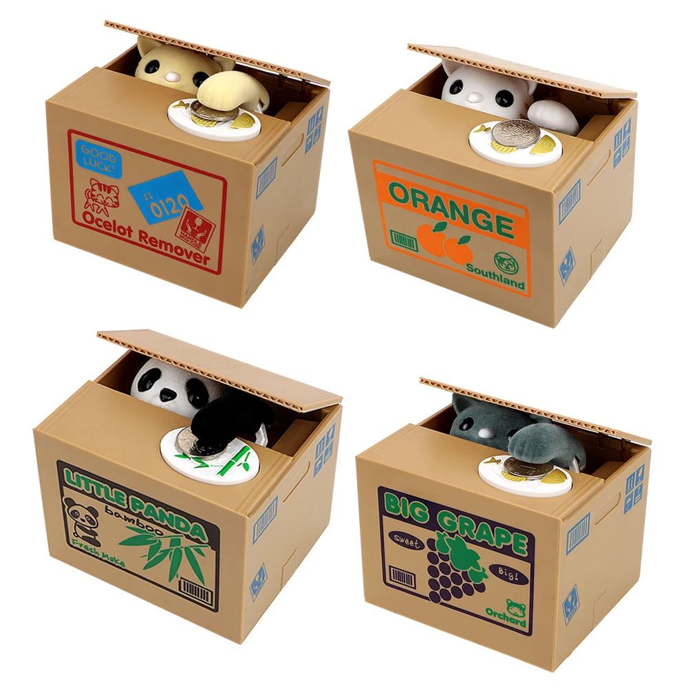 Automated Cute Piggy Bank