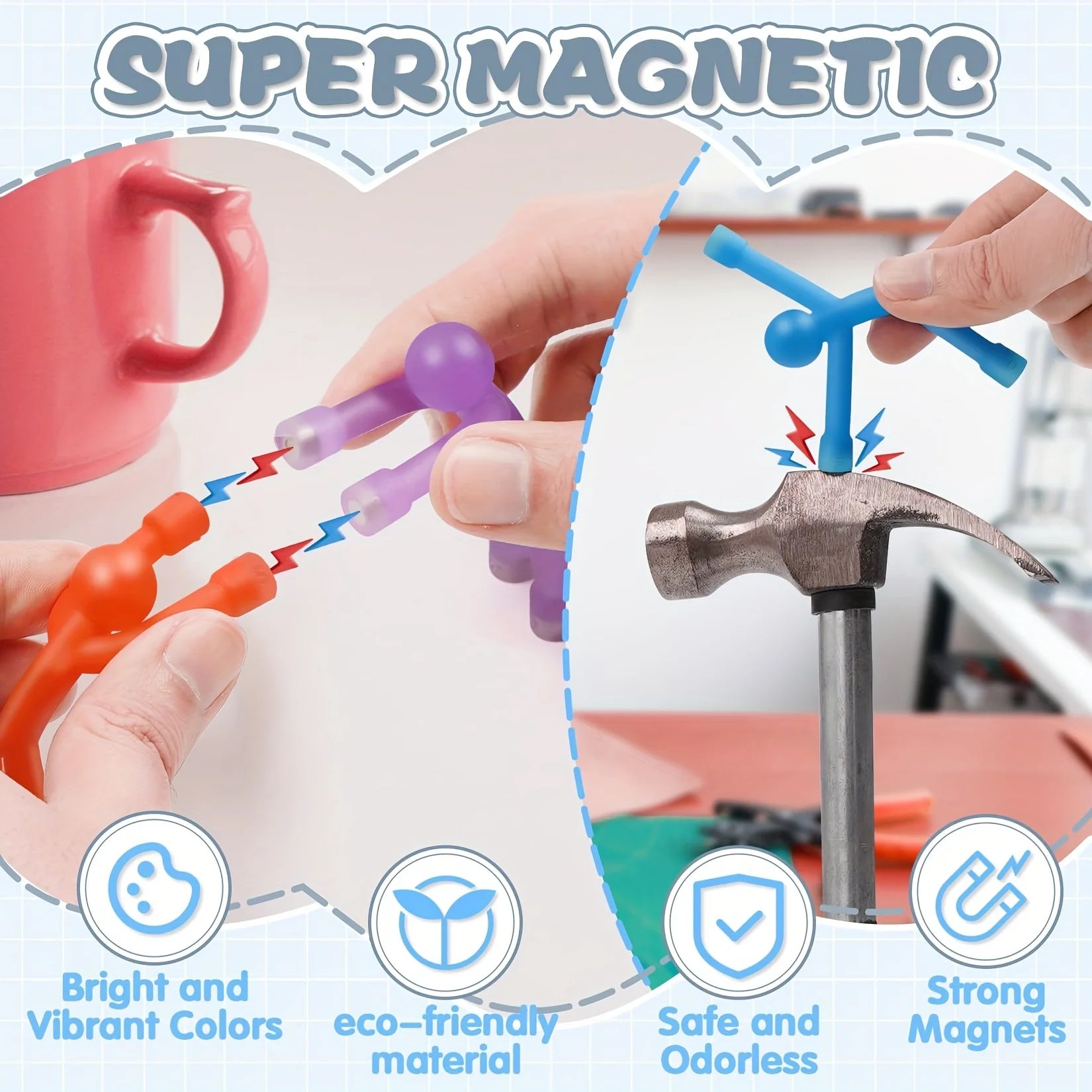 Magnetic Stick figure toy