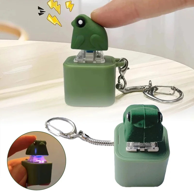 Duck / Frog Keyboard Style Fidget Keychain