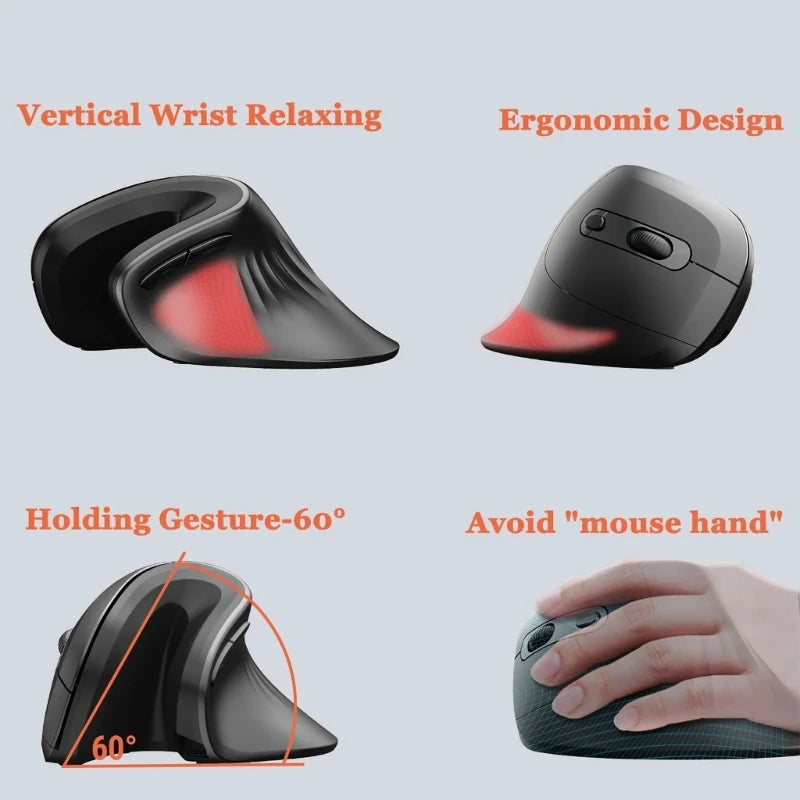 Ergonomic Wireless Vertical Mouse