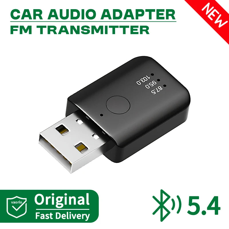 Car USB Bluetooth 5.4 Transmitter Receiver