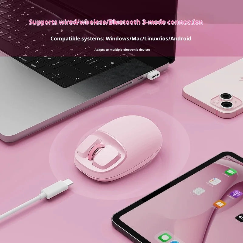 Wireless Silicone Squishy Mouse