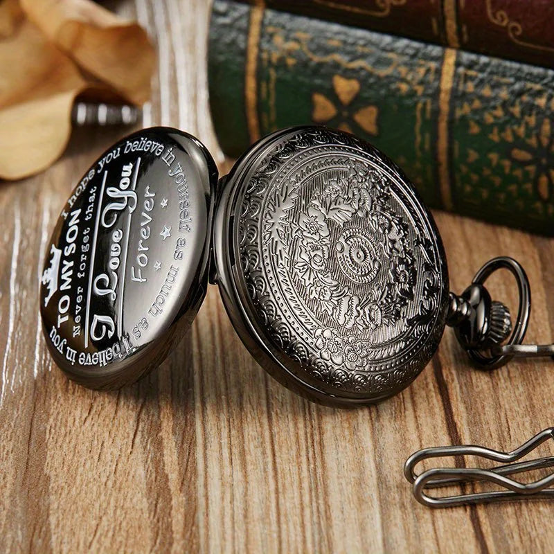 Engraved Vintage Pocket Watch