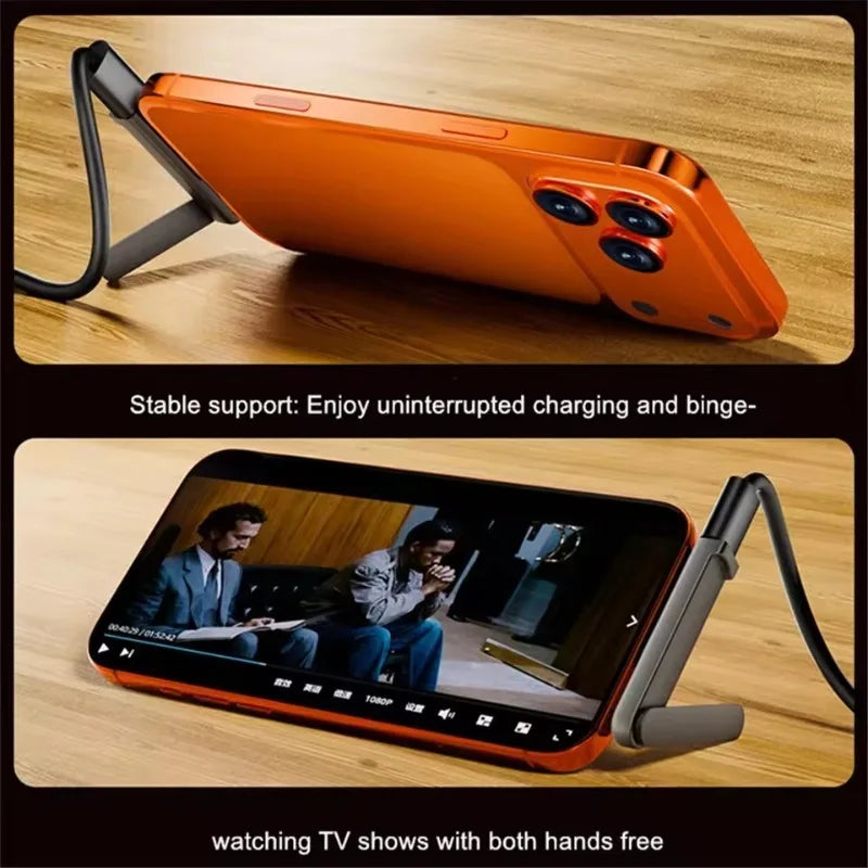 2 in 1 Fast Charging  Adapter with Phone Stand