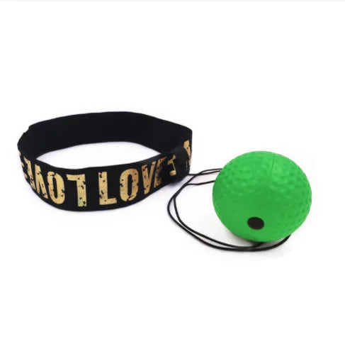 Head Mounted Boxing Reflex Ball Trainer