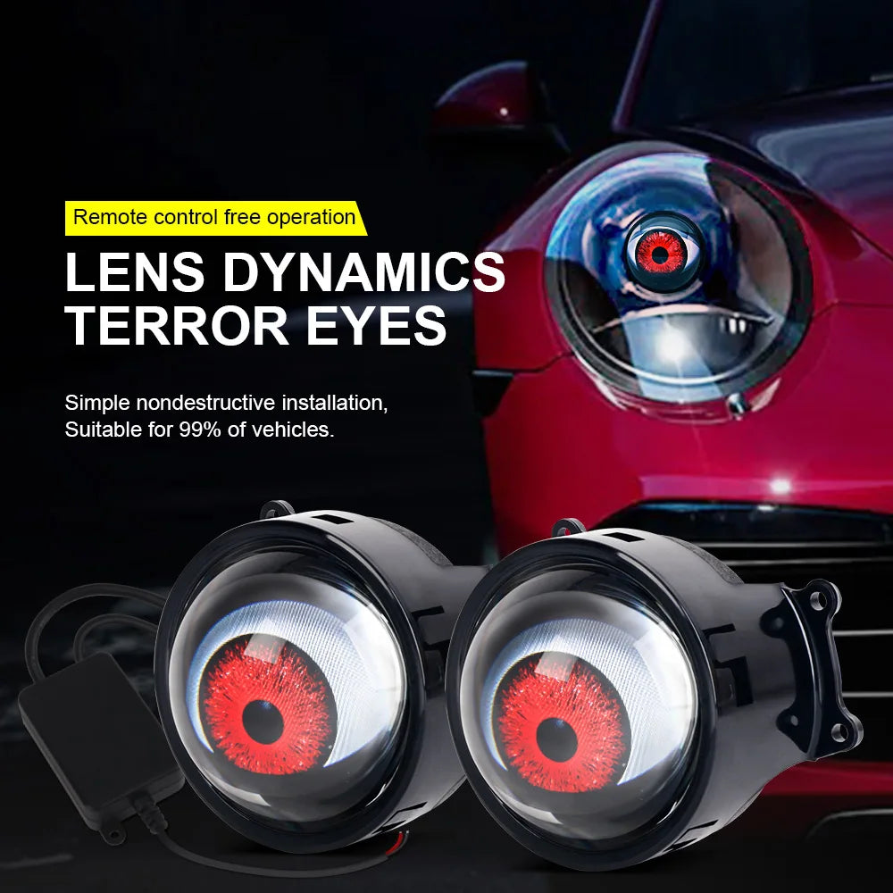 Dynamic LED Devil Eye Headlight