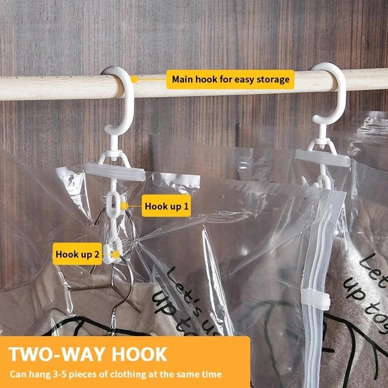 Hanging Space Saver Compression Storage Bag