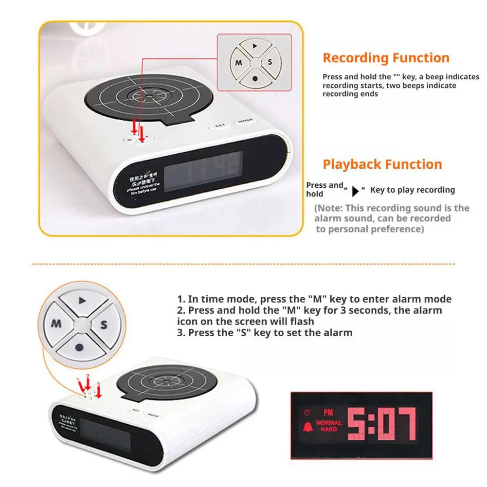 Target Digital LED Alarm Clock