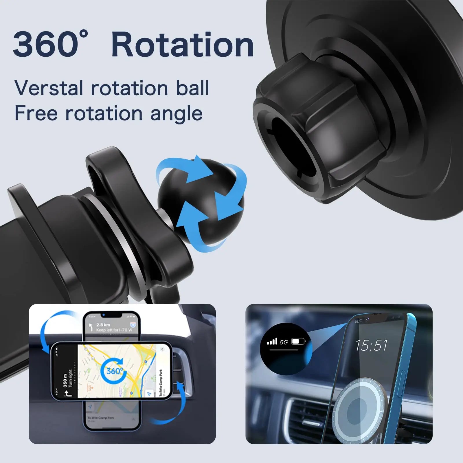 Magsafe Car Air Vent Mount Phone Holder