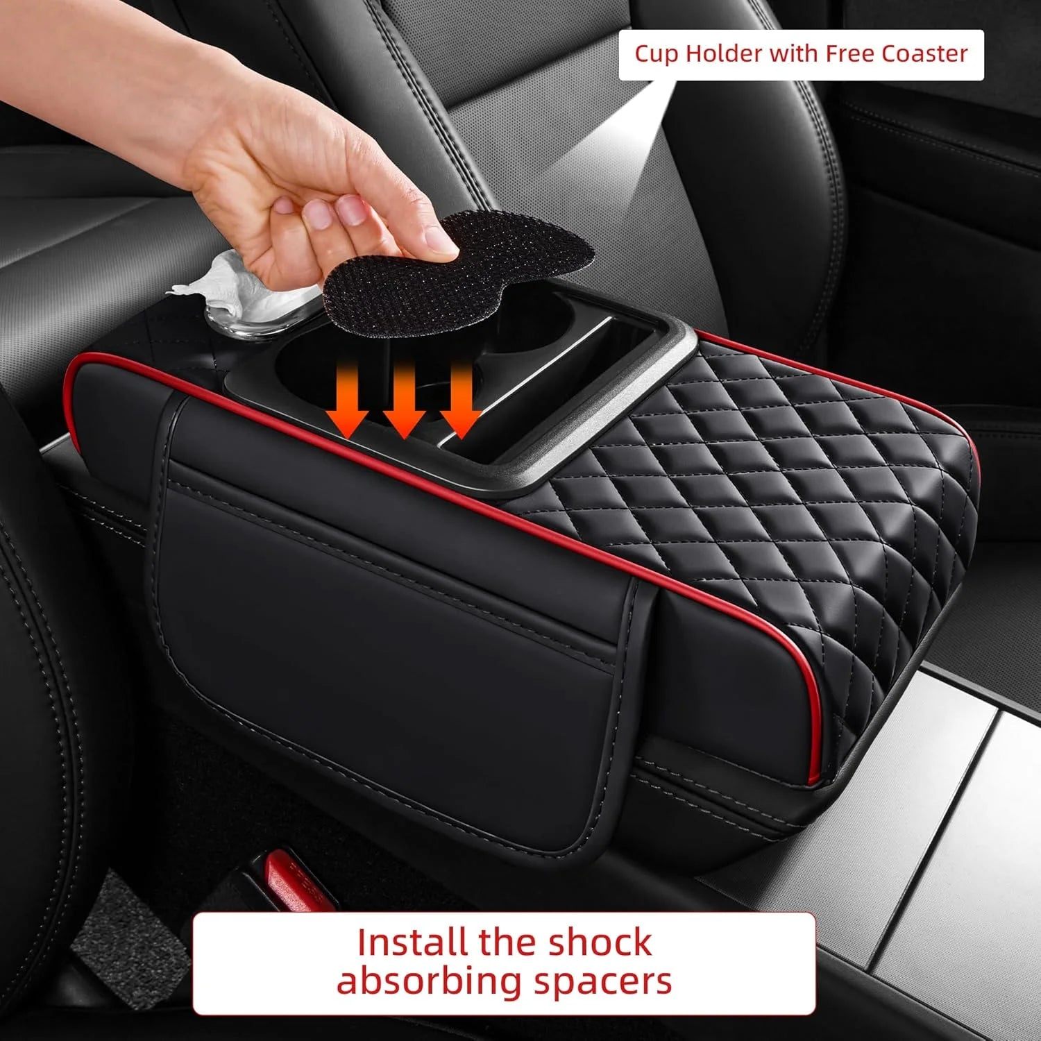 Multifunctional Car Armrest Organizer