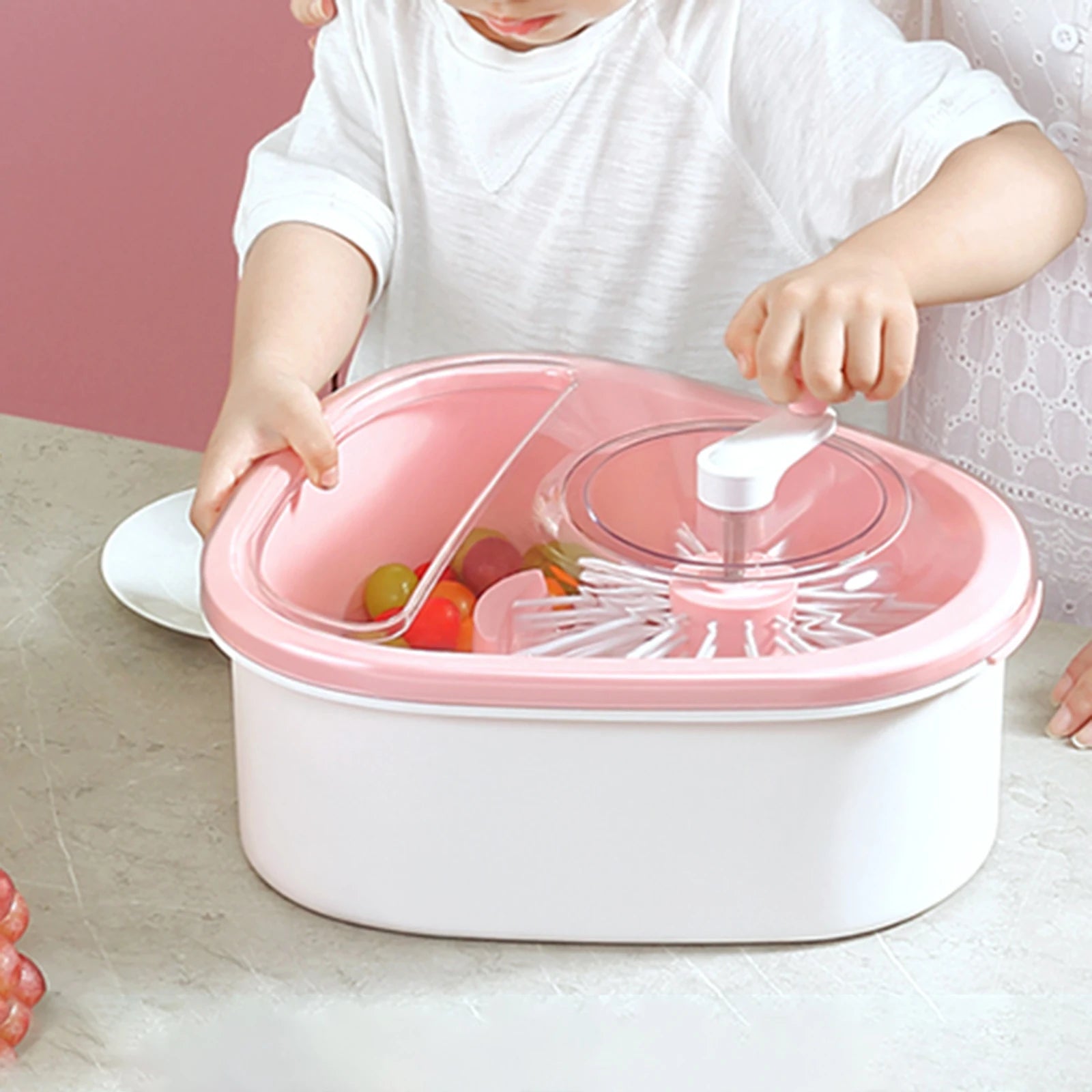Easy Spin Veggie & Fruit Washer Basket