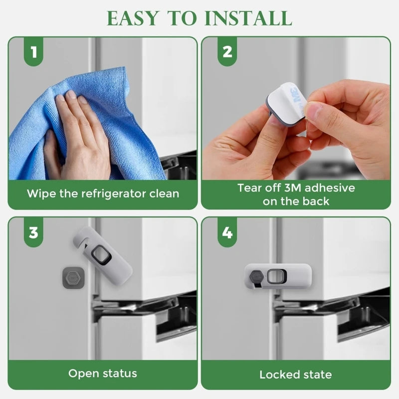 Refrigerator Door Safety Locker