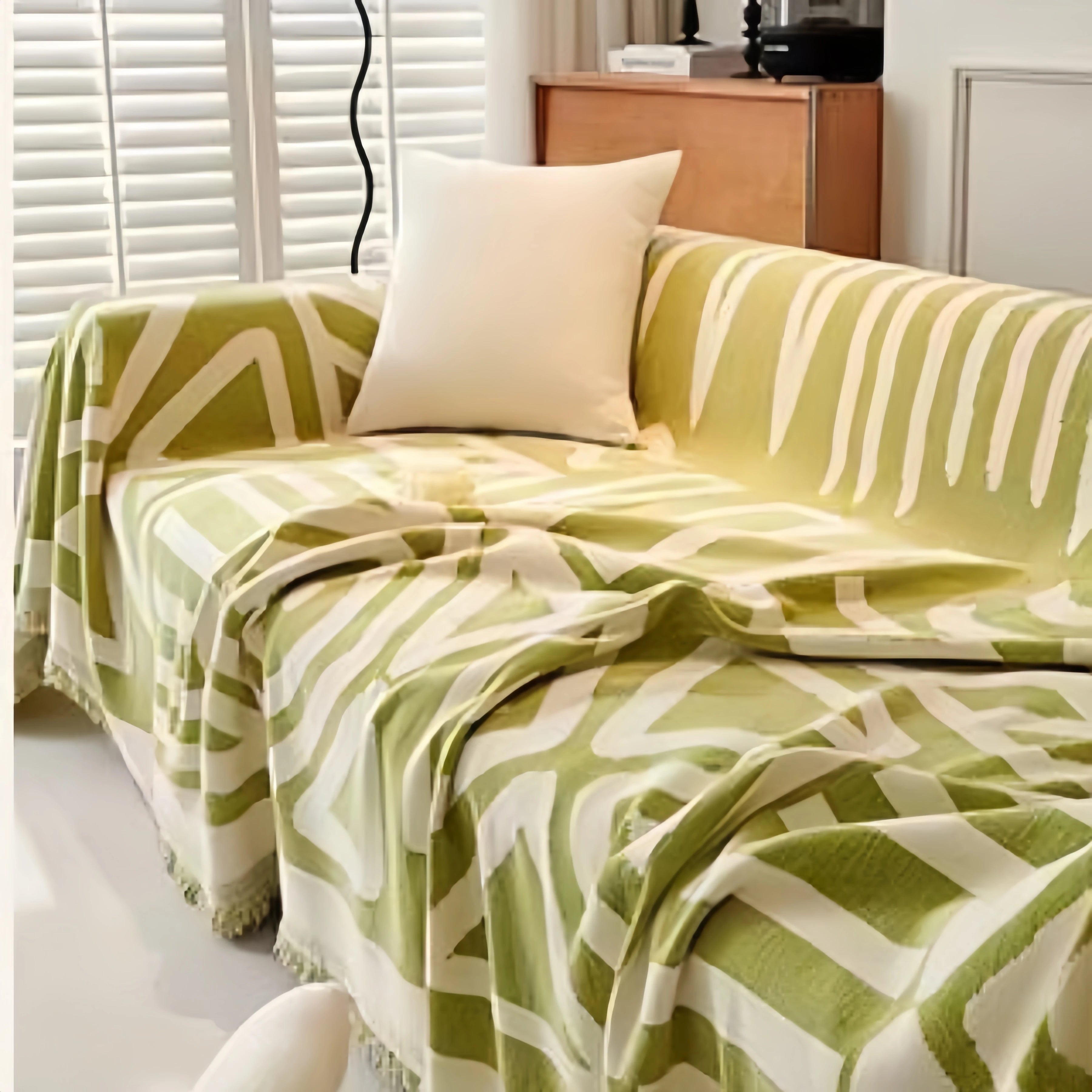 Sofa Towel With Tassels