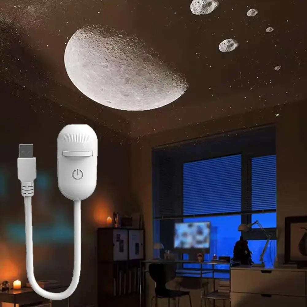 2-in-1 Mini Galaxy Star Projector