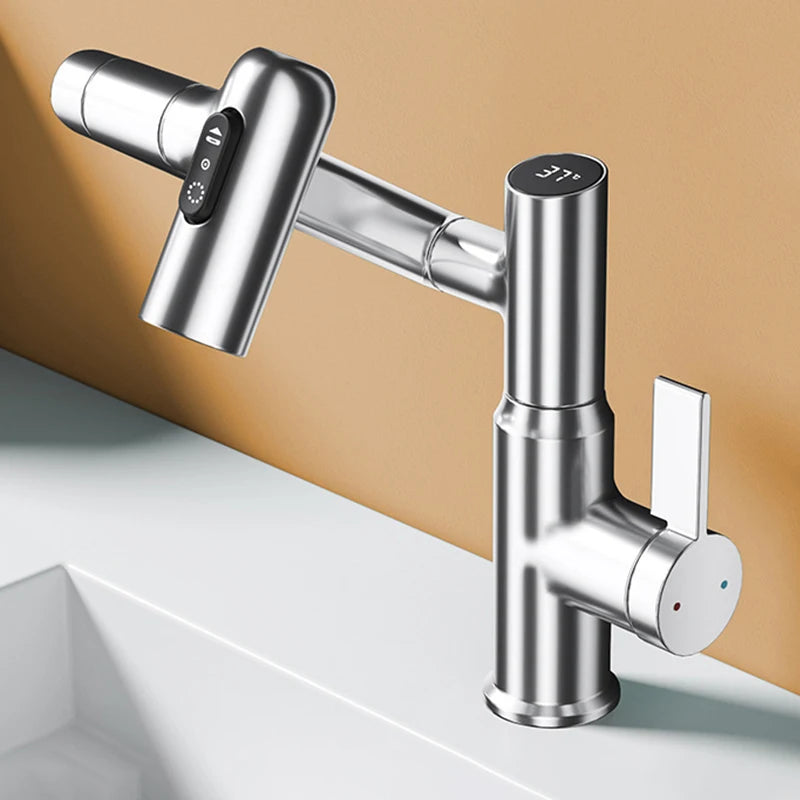 Multifunctional Pullout Wash Basin Faucet
