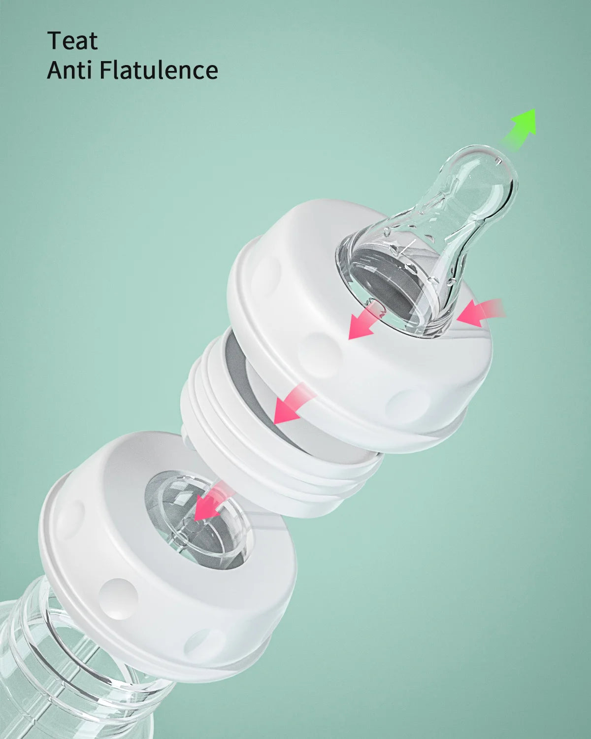 Hands Free Baby Feeding Bottle