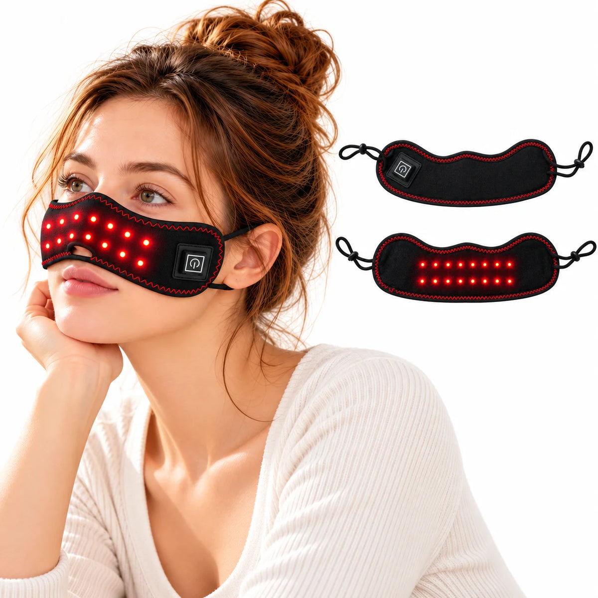 Wearable Red Light Nose Heating Pad