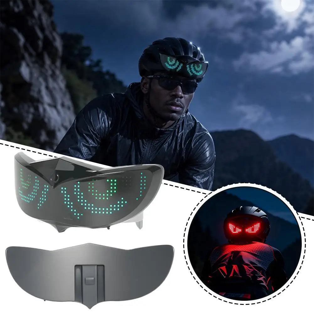 Motorcycle LED Helmet Display