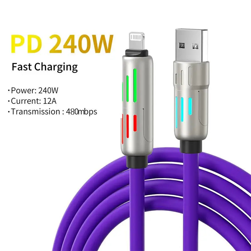 Multi-Functional 4 In 1 Fast Charging Data Cable