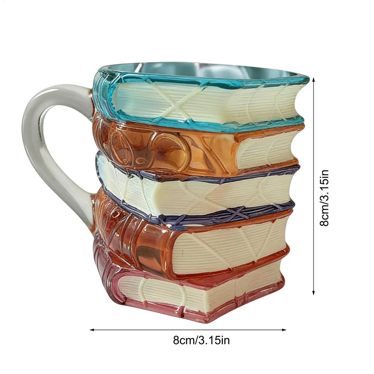 3D Bookshelf Coffee Mug