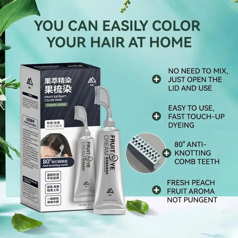 Hair Dye Cream With Comb