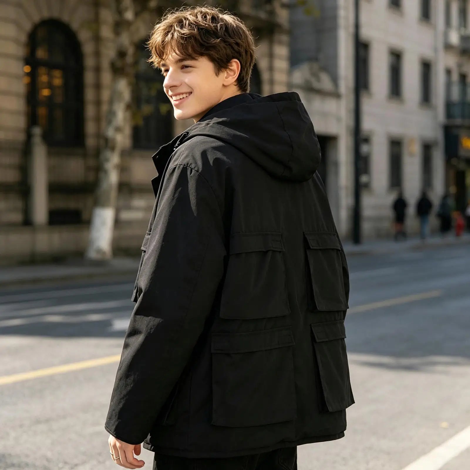 Travel Jacket With Hidden Pockets