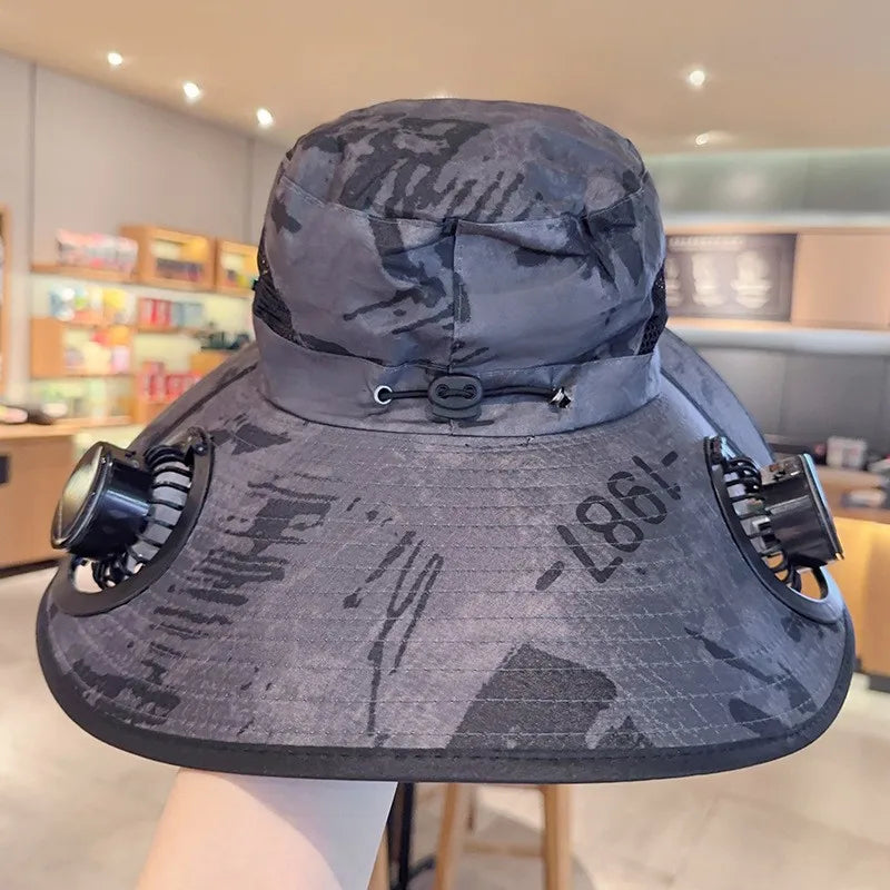 Solar Fan Bucket Hat