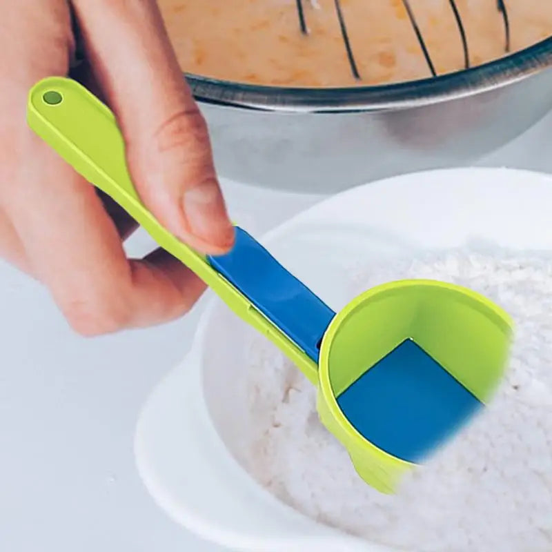 Sliding Measuring Scoop - 2 Pcs