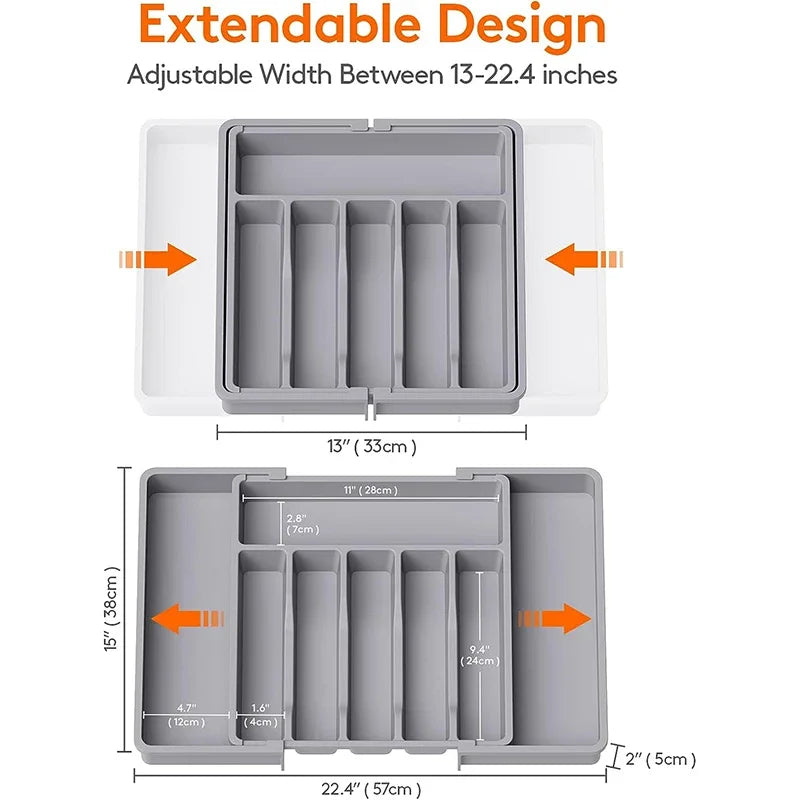 Expandable Kitchen Drawer Organizer