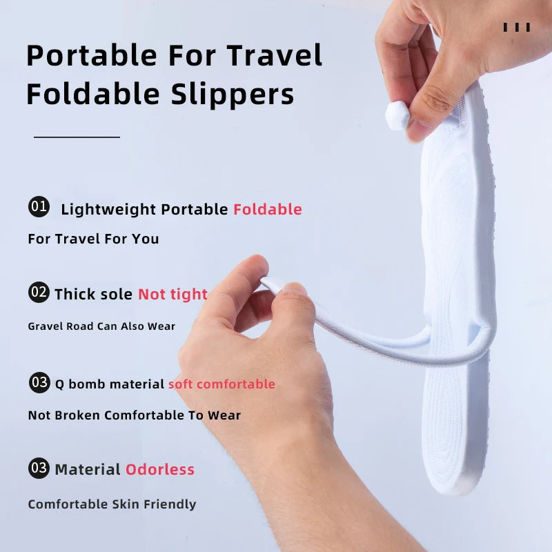 Easy Portable Folding Slippers