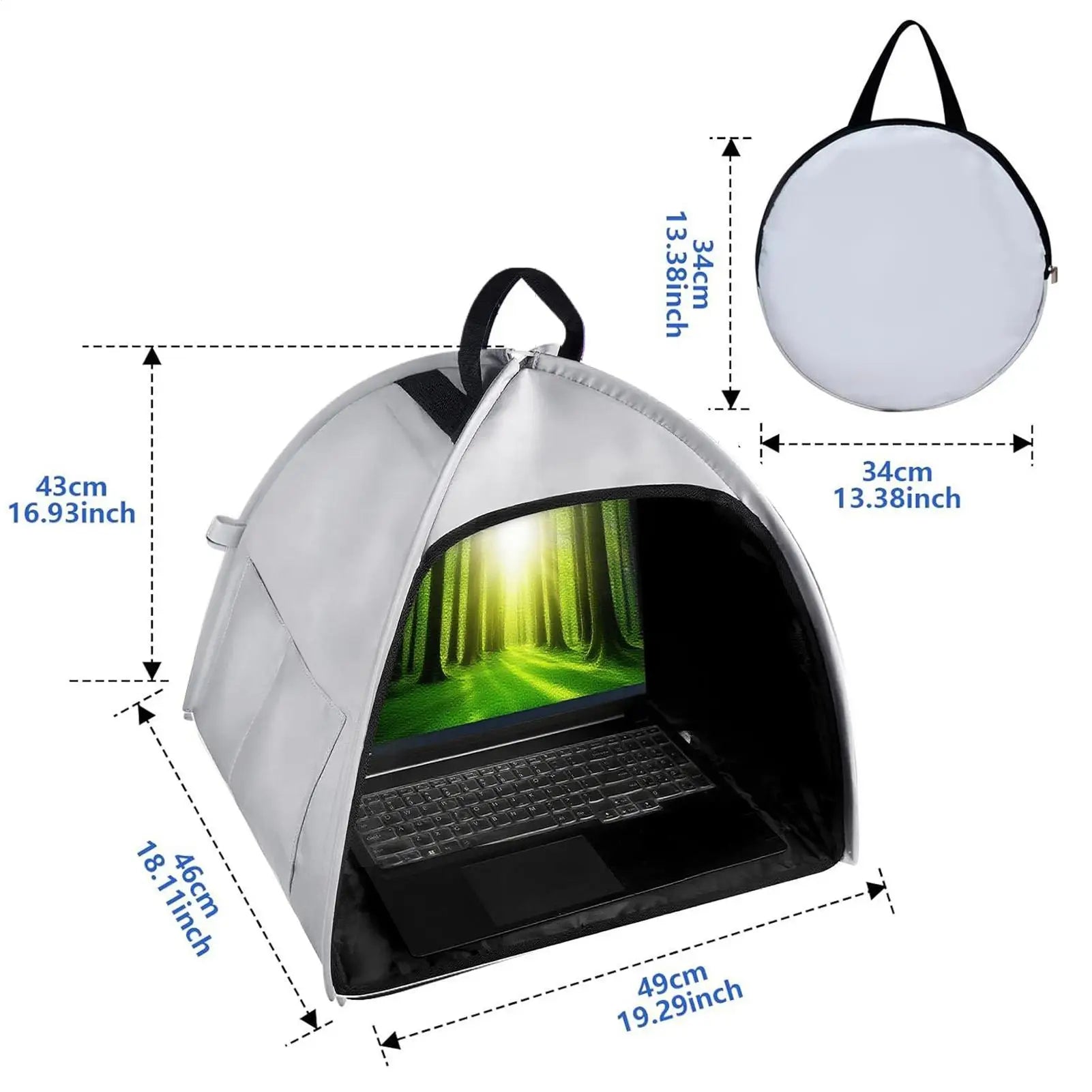 Outdoor Privacy Laptop Tent