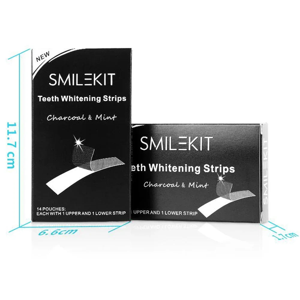 Charcoal Teeth Whitening Strips - 14 Pcs